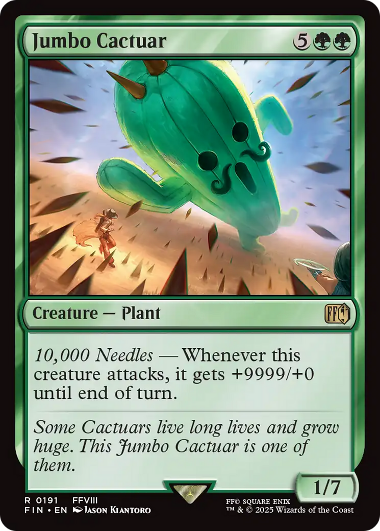 Jumbo Cactuar [FINAL FANTASY] MTG Single Magic: The Gathering | Red Claw Gaming