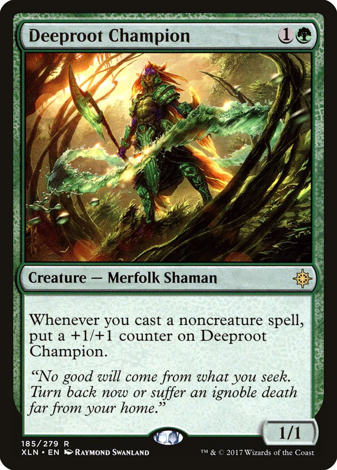 Deeproot Champion [Ixalan] MTG Single Magic: The Gathering | Red Claw Gaming