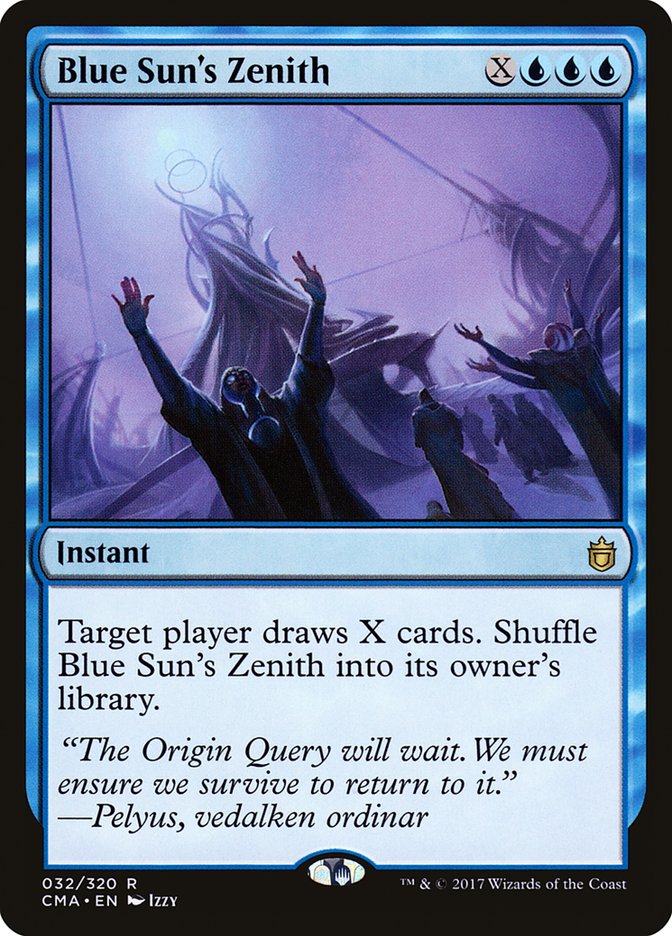 Blue Sun's Zenith [Commander Anthology] MTG Single Magic: The Gathering | Red Claw Gaming