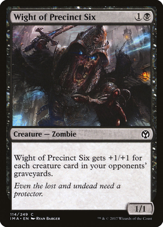 Wight of Precinct Six [Iconic Masters] MTG Single Magic: The Gathering | Red Claw Gaming