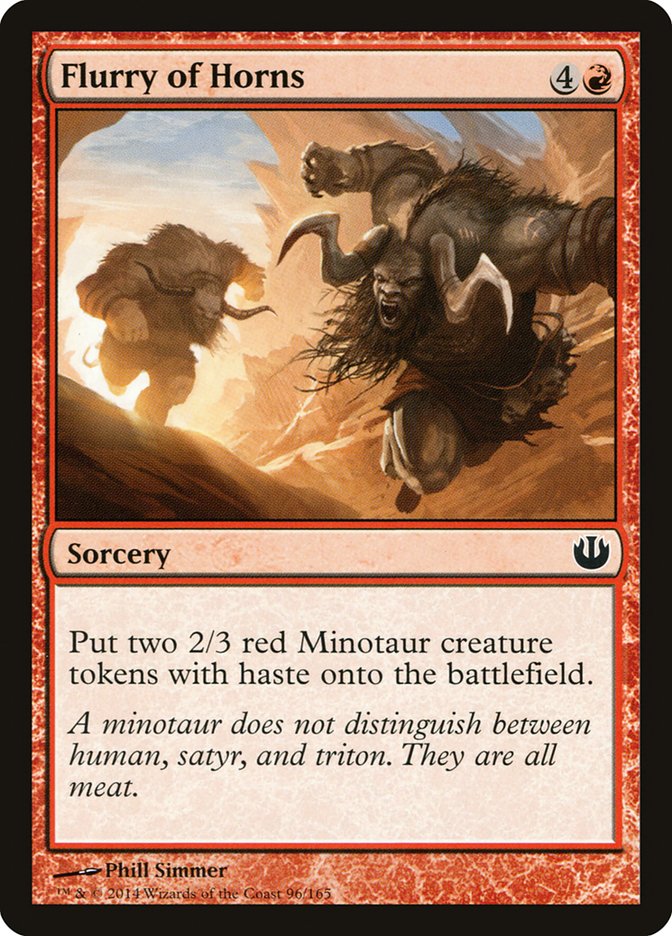 Flurry of Horns [Journey into Nyx] MTG Single Magic: The Gathering | Red Claw Gaming