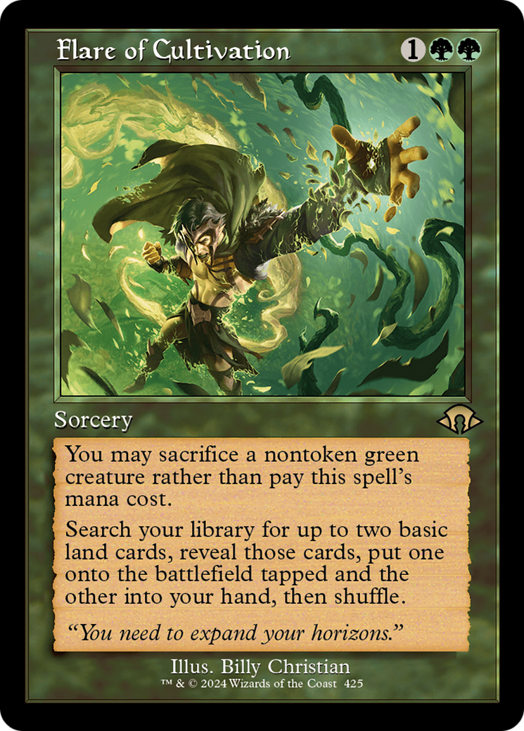 Flare of Cultivation (Retro) [Modern Horizons 3] MTG Single Magic: The Gathering | Red Claw Gaming