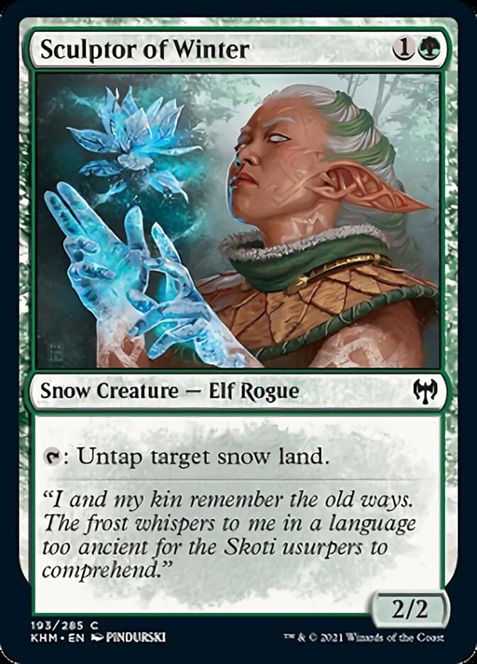 Sculptor of Winter [Kaldheim] MTG Single Magic: The Gathering | Red Claw Gaming