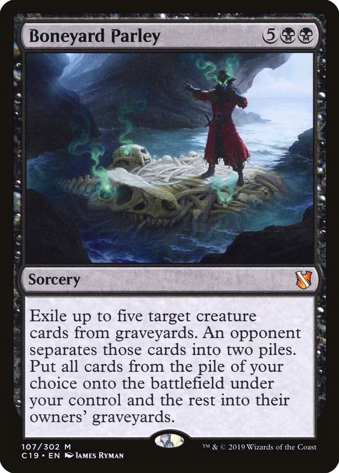 Boneyard Parley [Commander 2019] MTG Single Magic: The Gathering | Red Claw Gaming