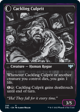 Panicked Bystander // Cackling Culprit [Innistrad: Double Feature] MTG Single Magic: The Gathering | Red Claw Gaming