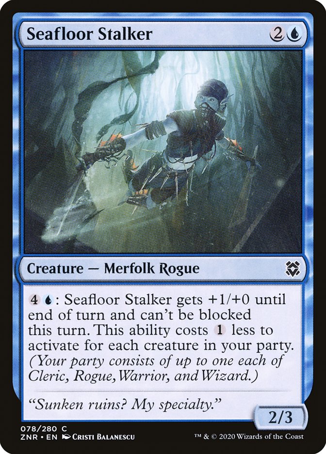 Seafloor Stalker [Zendikar Rising] MTG Single Magic: The Gathering | Red Claw Gaming
