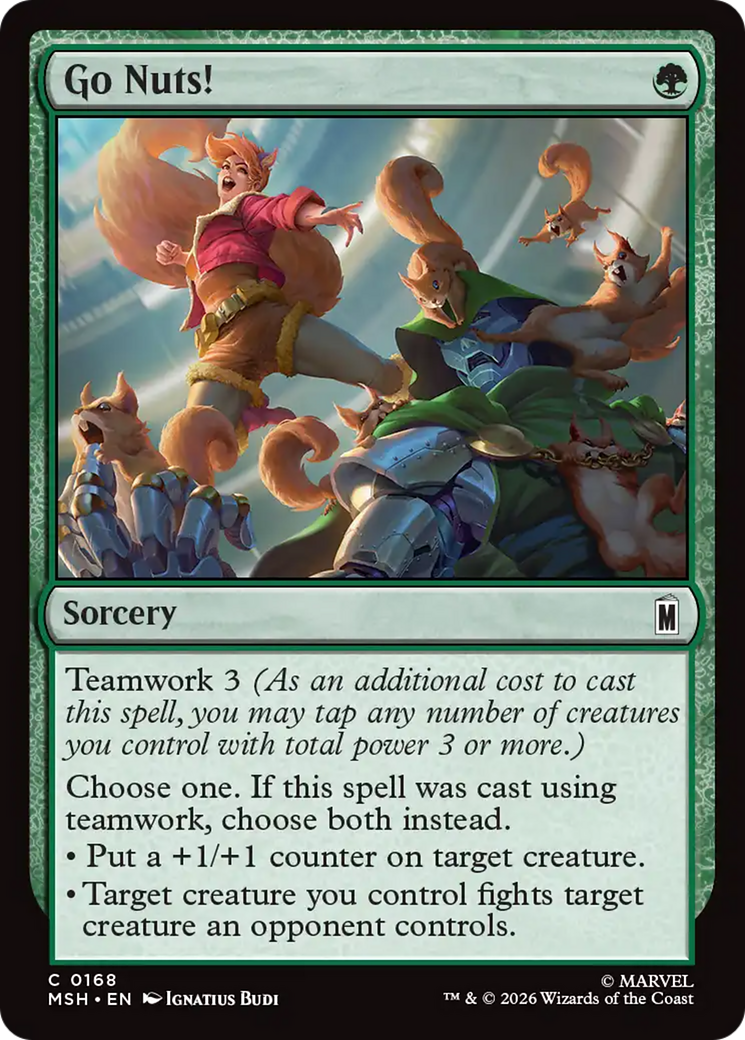 Go Nuts! [Marvel Super Heroes] MTG Single Magic: The Gathering | Red Claw Gaming