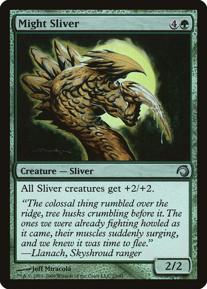 Might Sliver [Premium Deck Series: Slivers] MTG Single Magic: The Gathering | Red Claw Gaming