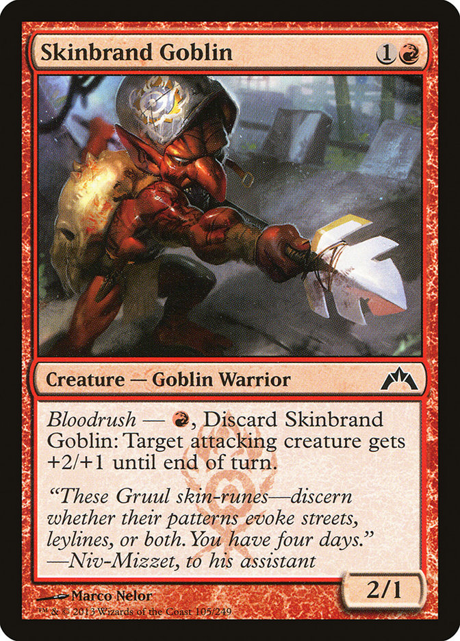 Skinbrand Goblin [Gatecrash] MTG Single Magic: The Gathering | Red Claw Gaming