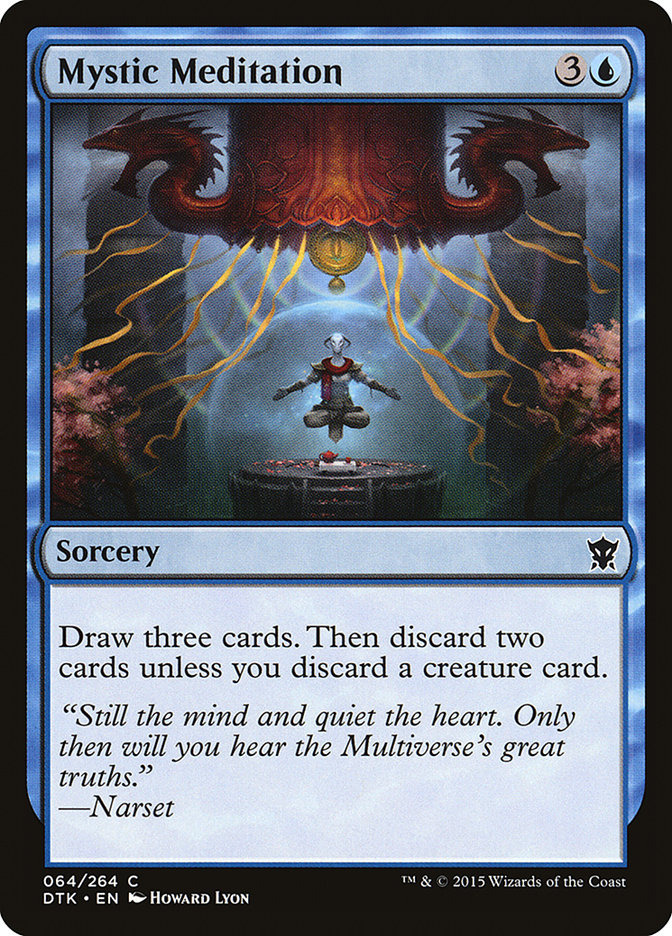 Mystic Meditation [Dragons of Tarkir] MTG Single Magic: The Gathering | Red Claw Gaming