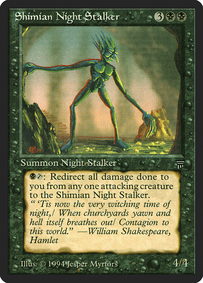 Shimian Night Stalker [Legends] MTG Single Magic: The Gathering | Red Claw Gaming