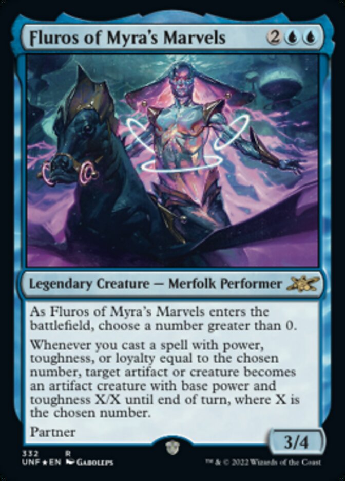 Fluros of Myra's Marvels (Galaxy Foil) [Unfinity] MTG Single Magic: The Gathering    | Red Claw Gaming