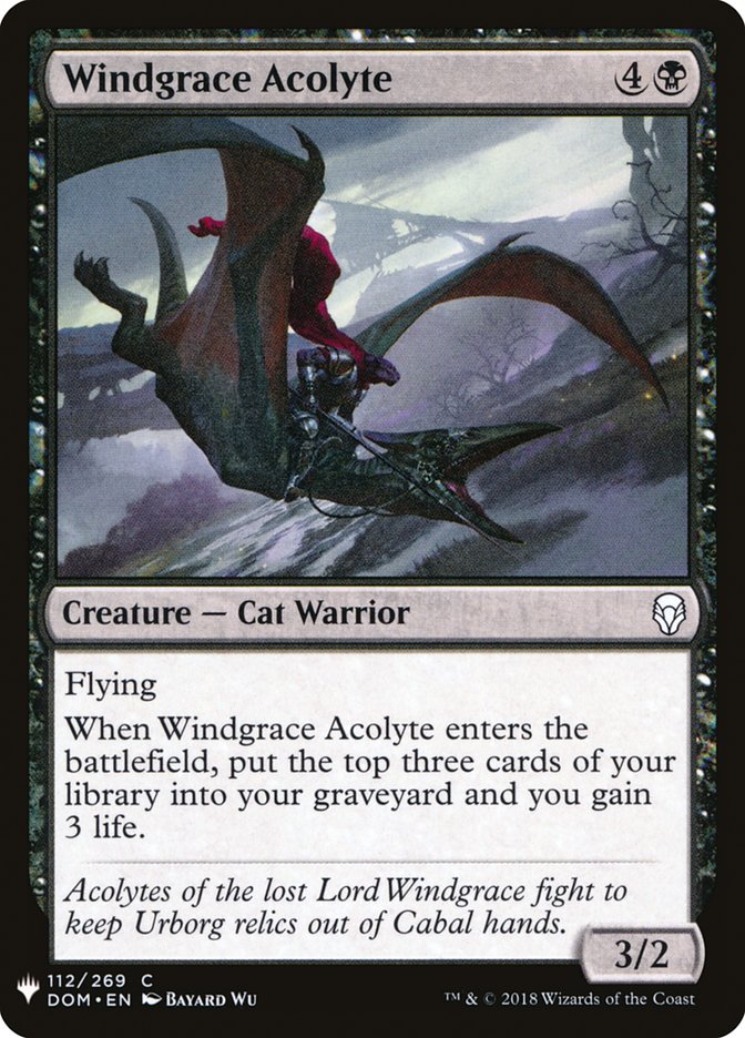 Windgrace Acolyte [Mystery Booster] MTG Single Magic: The Gathering | Red Claw Gaming
