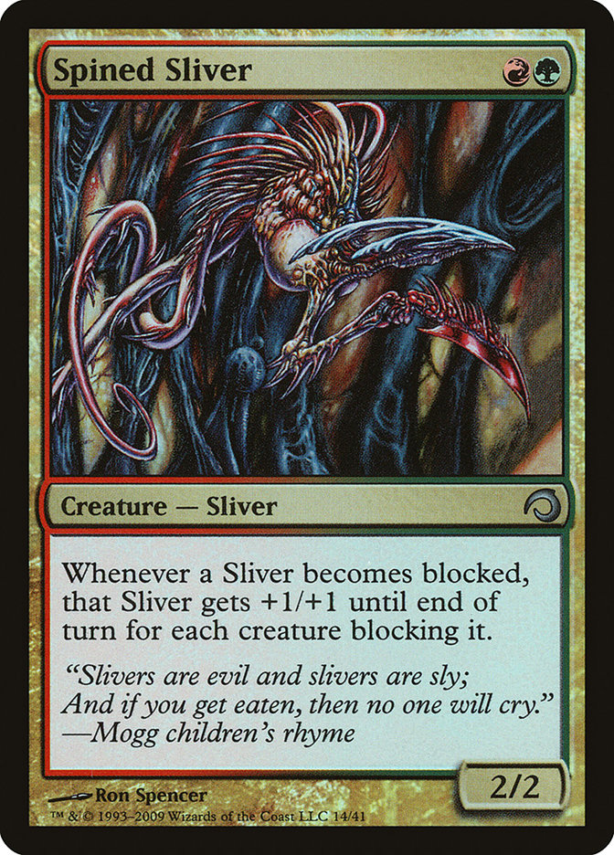 Spined Sliver [Premium Deck Series: Slivers] MTG Single Magic: The Gathering | Red Claw Gaming