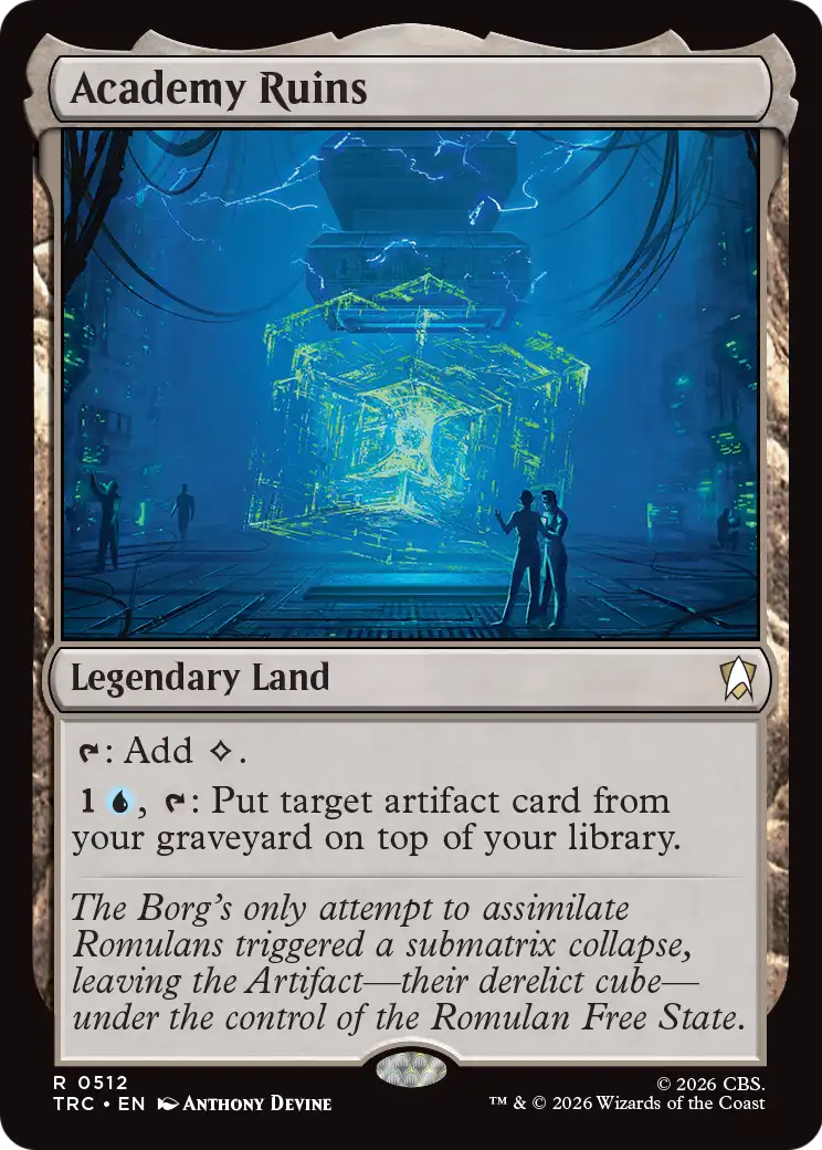 Tranquil Landscape (Surge Foil) [Star Trek Commander] MTG Single Magic: The Gathering | Red Claw Gaming