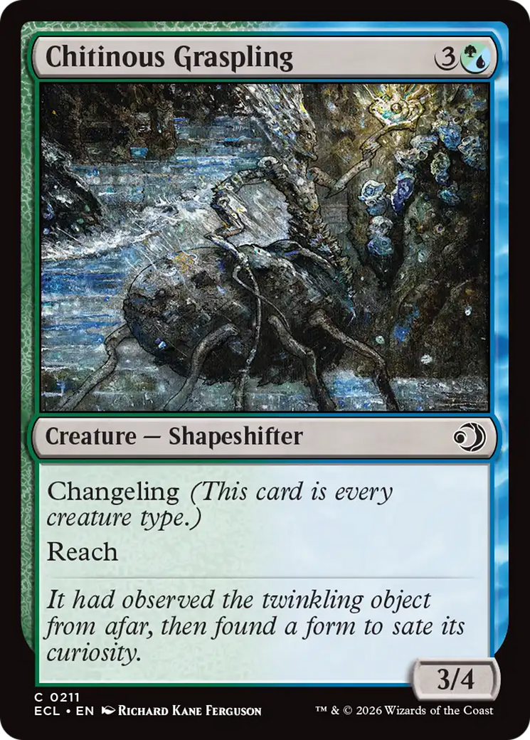 Chitinous Graspling [Lorwyn Eclipsed] MTG Single Magic: The Gathering | Red Claw Gaming