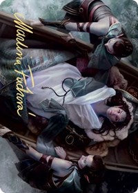 Return Upon the Tide Art Card (Gold-Stamped Signature) [Kaldheim Art Series] MTG Single Magic: The Gathering | Red Claw Gaming
