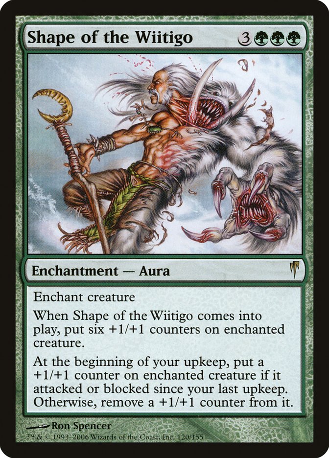 Shape of the Wiitigo [Coldsnap] MTG Single Magic: The Gathering | Red Claw Gaming