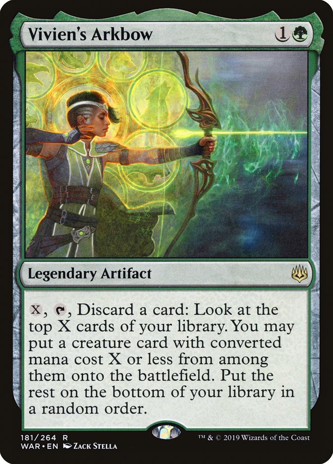 Vivien's Arkbow [War of the Spark] MTG Single Magic: The Gathering | Red Claw Gaming