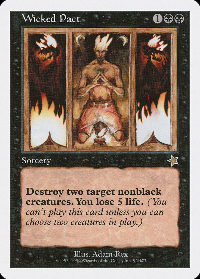 Wicked Pact [Starter 1999] MTG Single Magic: The Gathering | Red Claw Gaming