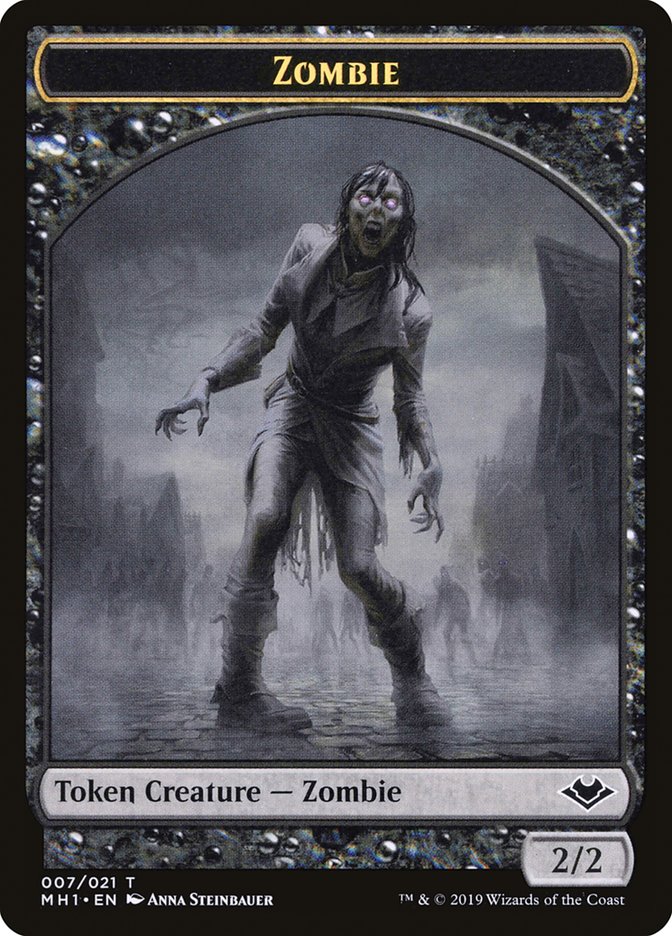 Marit Lage // Zombie Double-Sided Token [Modern Horizons Tokens] MTG Single Magic: The Gathering | Red Claw Gaming