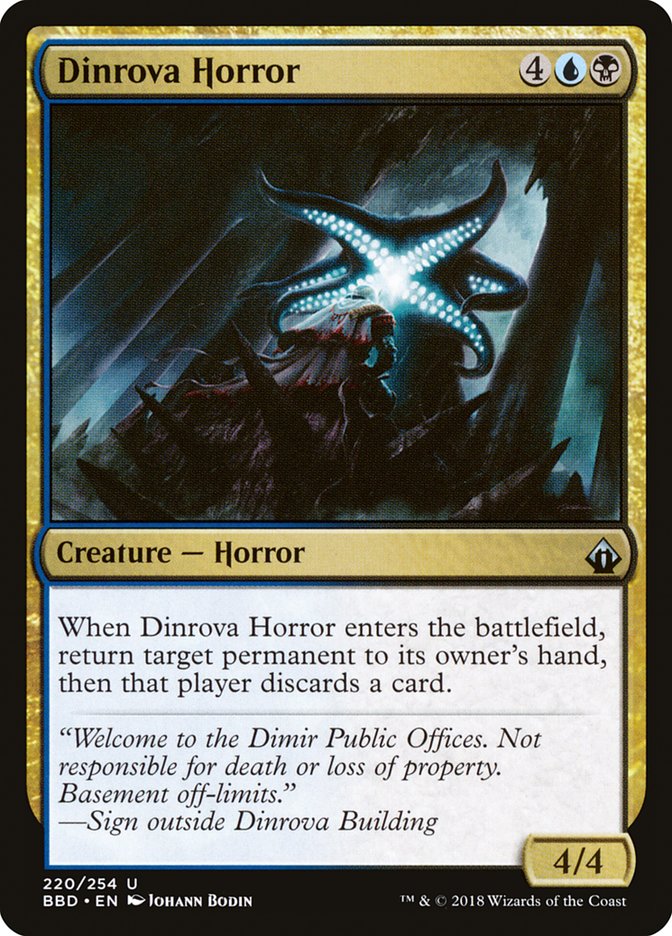 Dinrova Horror [Battlebond] MTG Single Magic: The Gathering | Red Claw Gaming