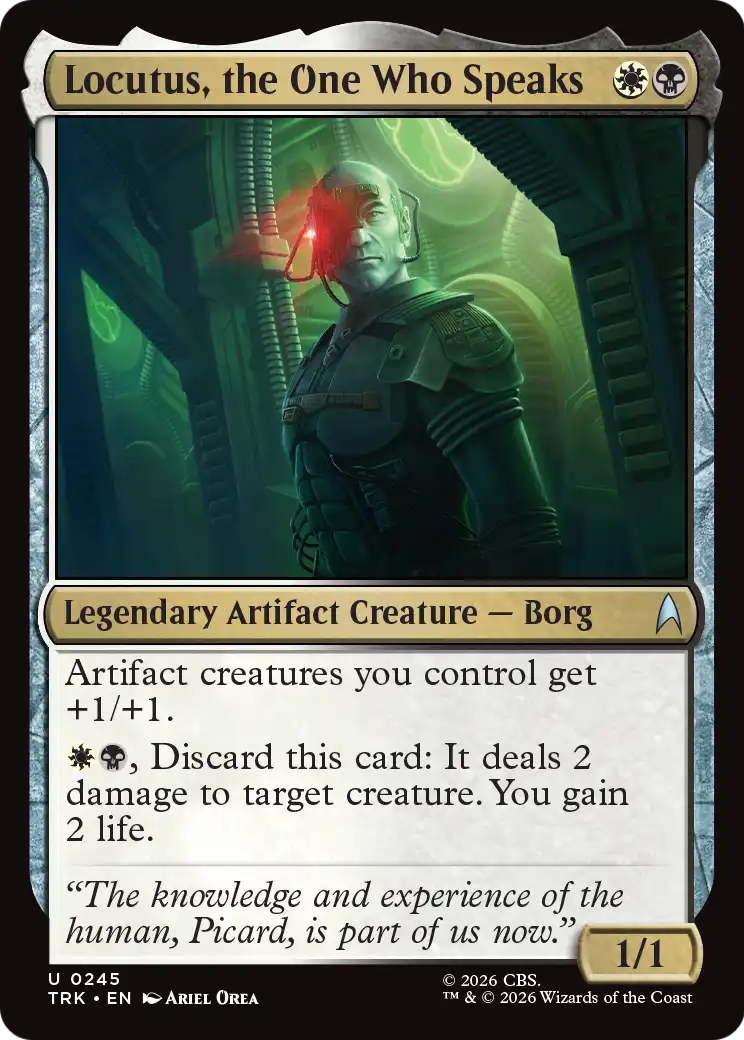 Locutus, the One Who Speaks [Star Trek] MTG Single Magic: The Gathering | Red Claw Gaming