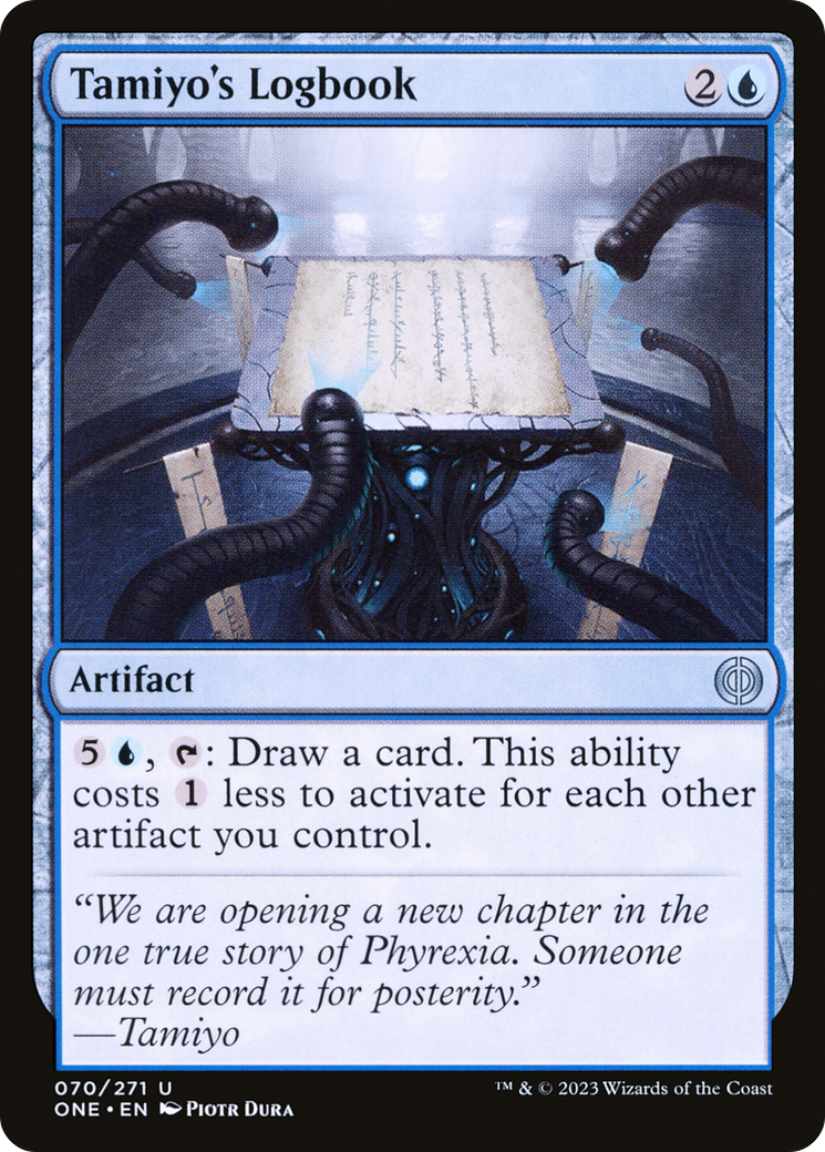 Tamiyo's Logbook [Phyrexia: All Will Be One] MTG Single Magic: The Gathering | Red Claw Gaming