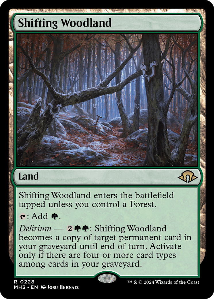 Shifting Woodland [Modern Horizons 3] MTG Single Magic: The Gathering | Red Claw Gaming