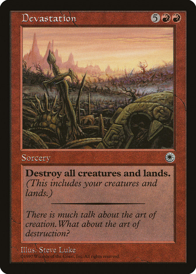 Devastation [Portal] MTG Single Magic: The Gathering | Red Claw Gaming
