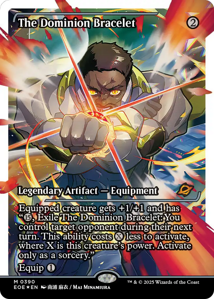 The Dominion Bracelet (Showcase) (Fracture Foil) [Edge of Eternities] MTG Single Magic: The Gathering | Red Claw Gaming