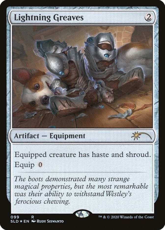 Lightning Greaves [Secret Lair Drop Series] MTG Single Magic: The Gathering | Red Claw Gaming