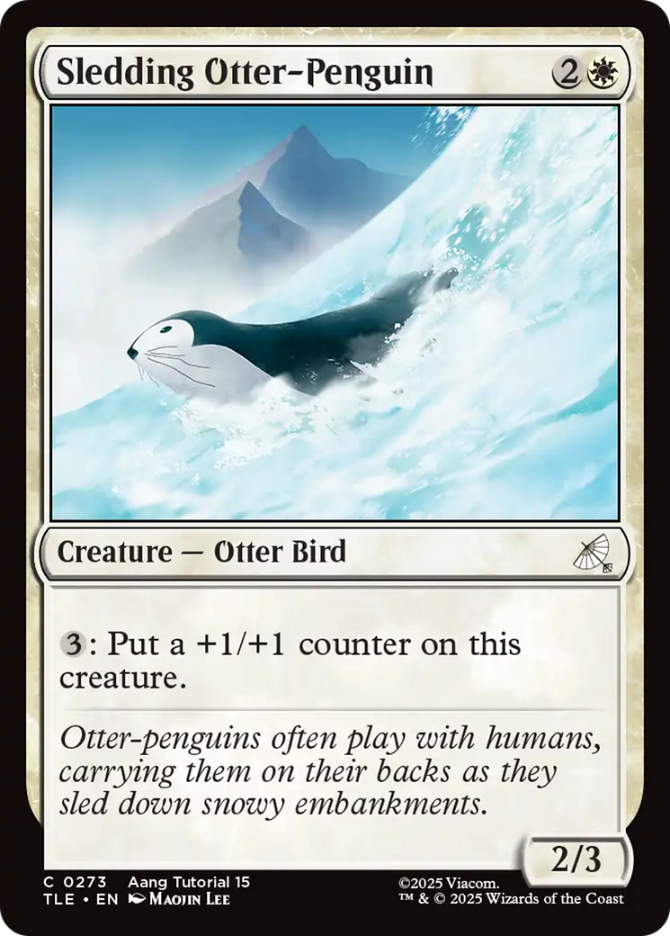 Sledding Otter-Penguin (0273) [Avatar: The Last Airbender: Eternal-Legal] MTG Single Magic: The Gathering | Red Claw Gaming