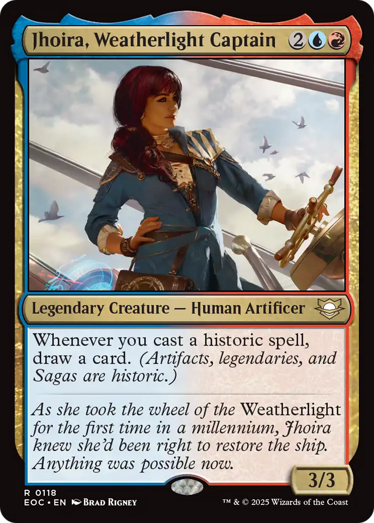 Jhoira, Weatherlight Captain [Edge of Eternities Commander] MTG Single Magic: The Gathering | Red Claw Gaming