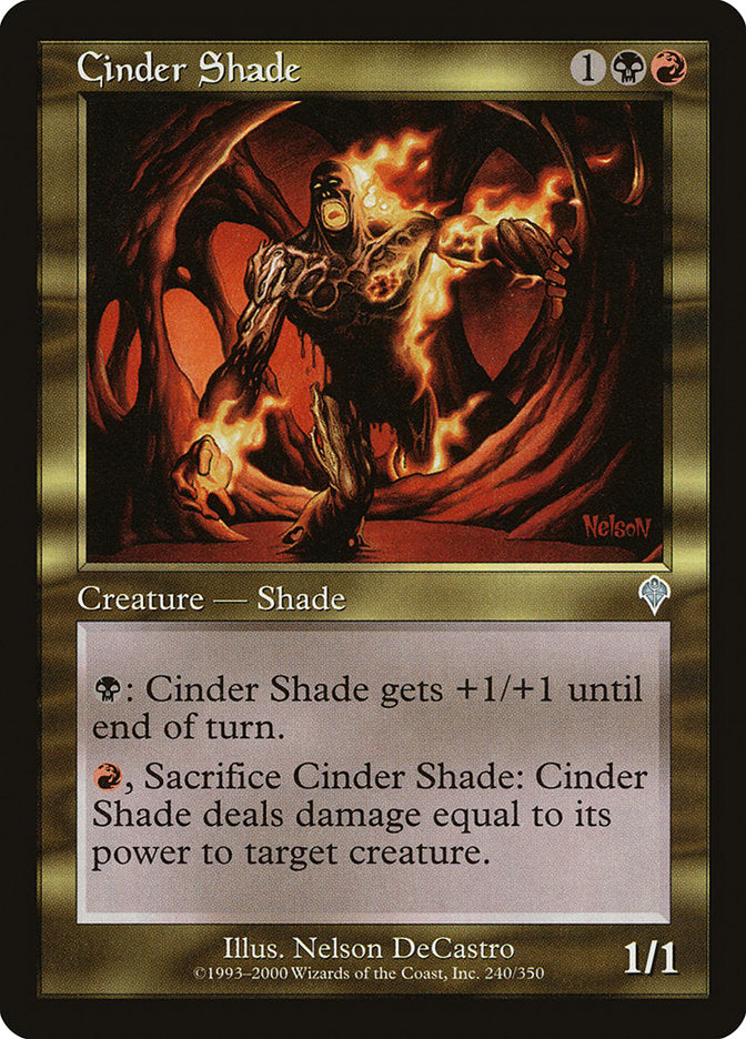 Cinder Shade [Invasion] MTG Single Magic: The Gathering | Red Claw Gaming