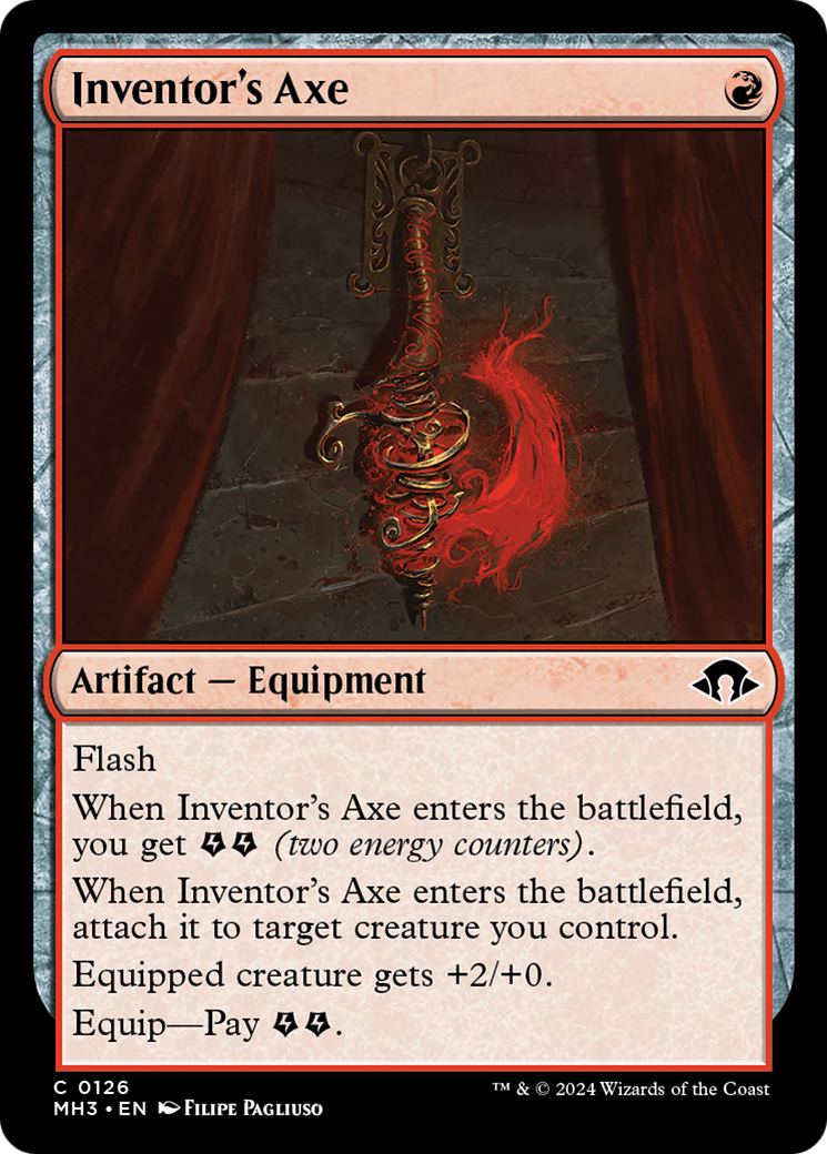 Inventor's Axe [Modern Horizons 3] MTG Single Magic: The Gathering    | Red Claw Gaming