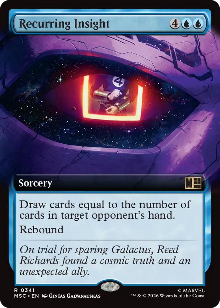 Recurring Insight (Extended Art) [Marvel Super Heroes Commander] | Red Claw Gaming