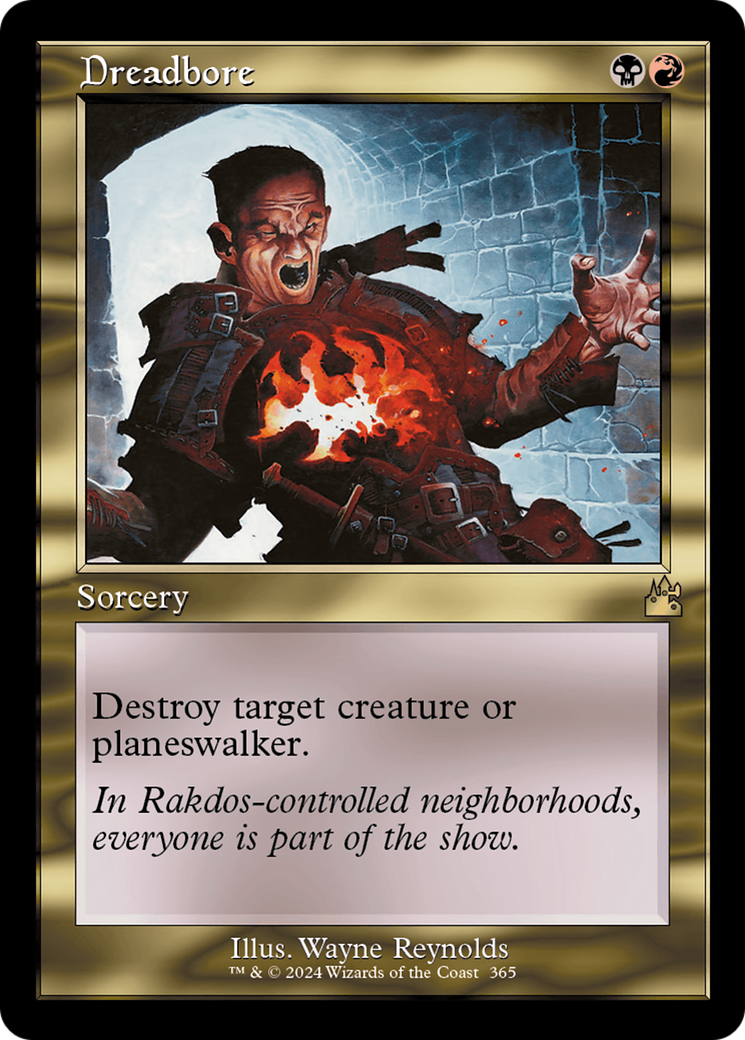 Dreadbore (Retro Frame) [Ravnica Remastered] MTG Single Magic: The Gathering | Red Claw Gaming