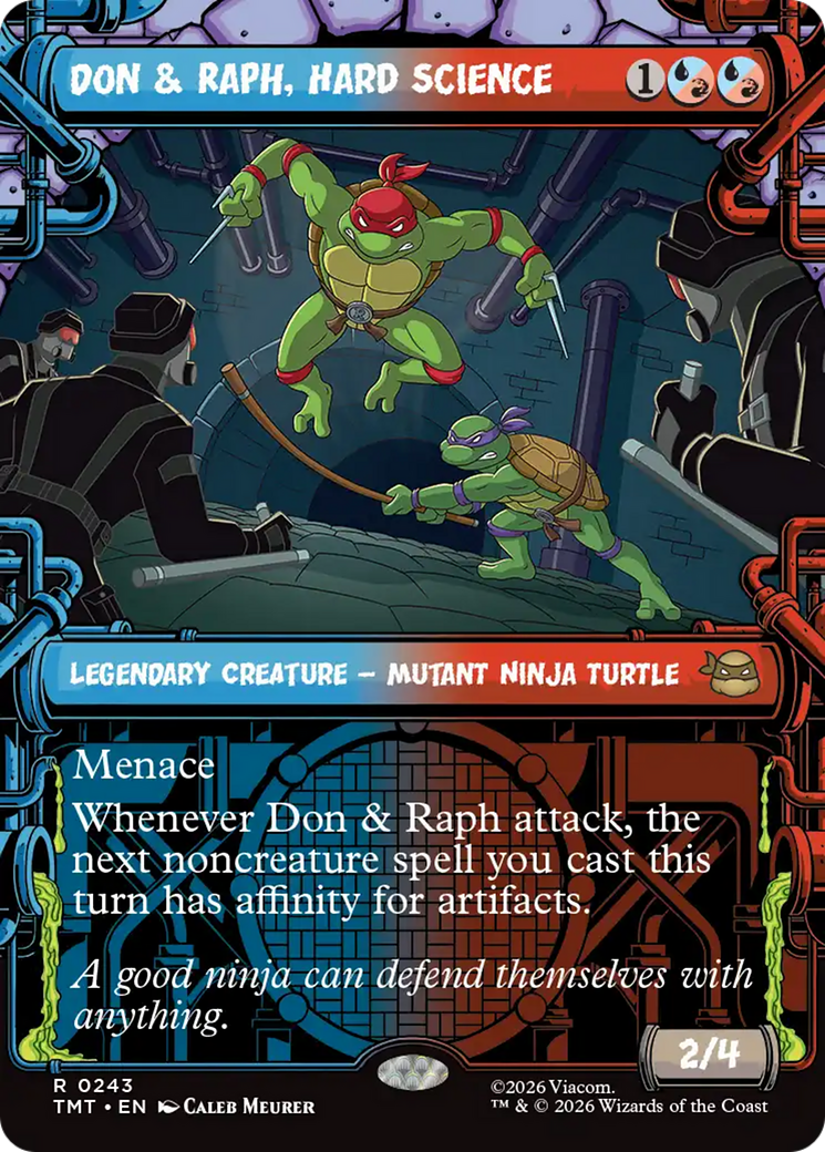 Don & Raph, Hard Science (Showcase) [Teenage Mutant Ninja Turtles] MTG Single Magic: The Gathering | Red Claw Gaming