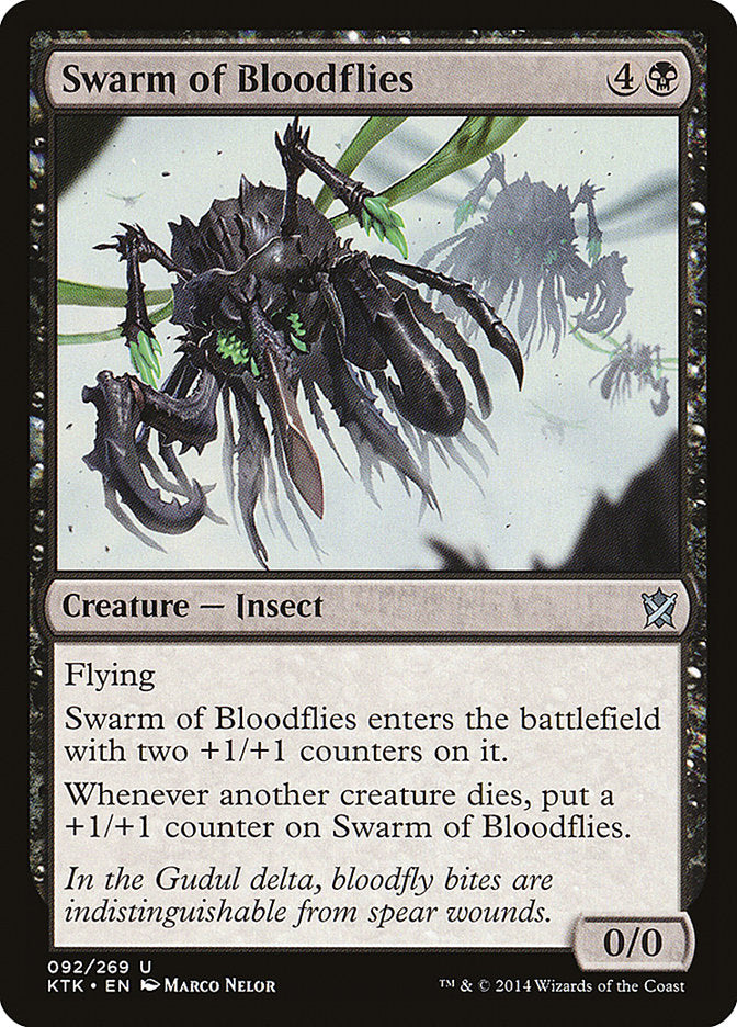 Swarm of Bloodflies [Khans of Tarkir] MTG Single Magic: The Gathering | Red Claw Gaming