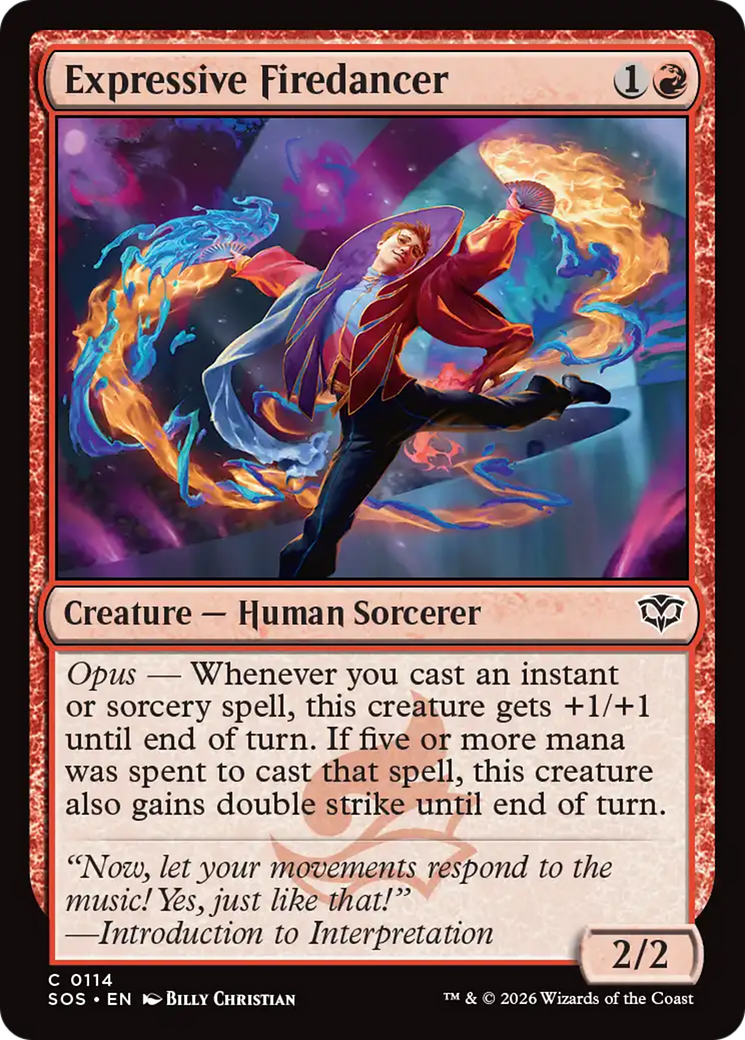 Expressive Firedancer [Secrets of Strixhaven] MTG Single Magic: The Gathering | Red Claw Gaming