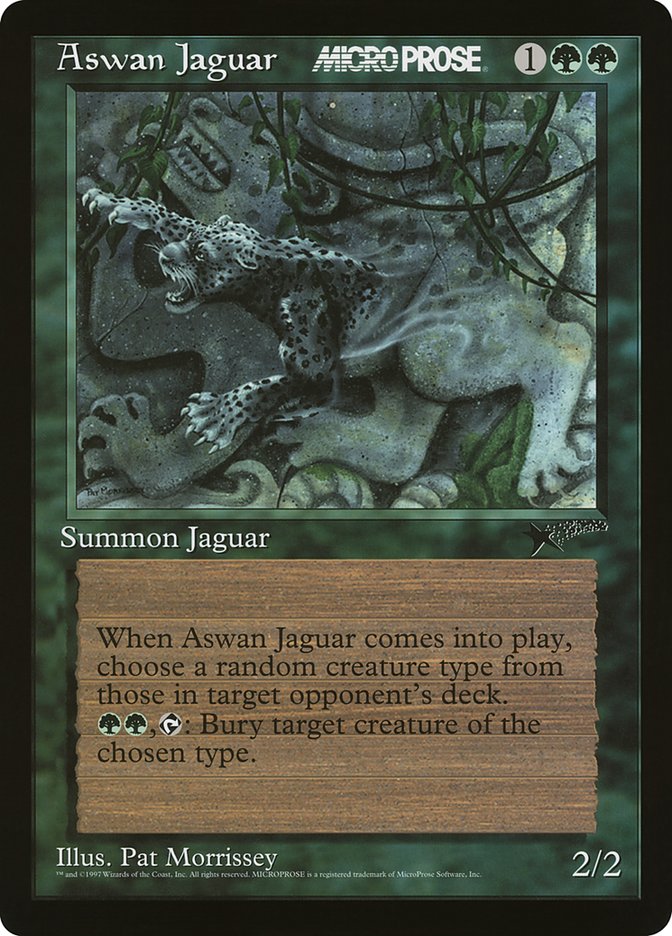 Aswan Jaguar [MicroProse Promos] MTG Single Magic: The Gathering | Red Claw Gaming