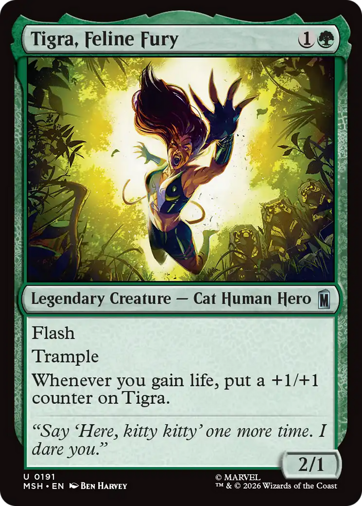 Tigra, Feline Fury [Marvel Super Heroes] | Red Claw Gaming