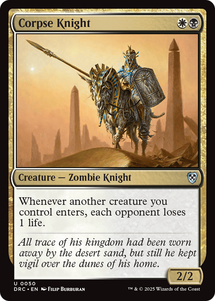 Corpse Knight [Aetherdrift Commander] MTG Single Magic: The Gathering | Red Claw Gaming