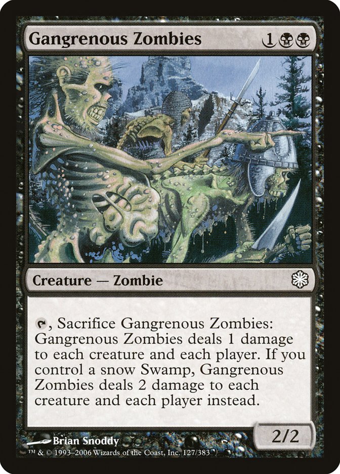 Gangrenous Zombies [Coldsnap Theme Decks] MTG Single Magic: The Gathering | Red Claw Gaming