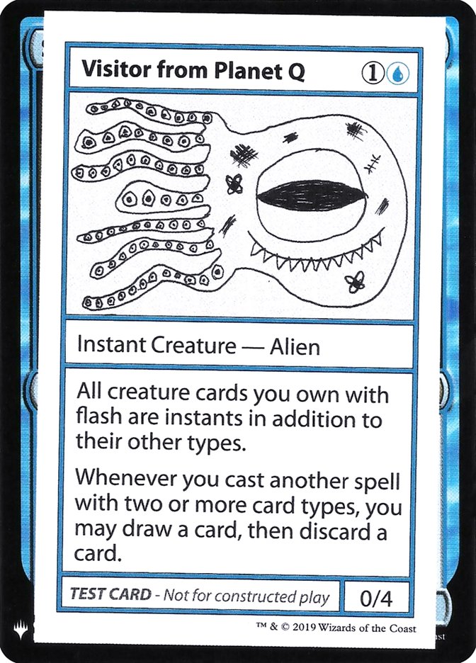 Visitor from Planet Q [Mystery Booster Playtest Cards] | Red Claw Gaming