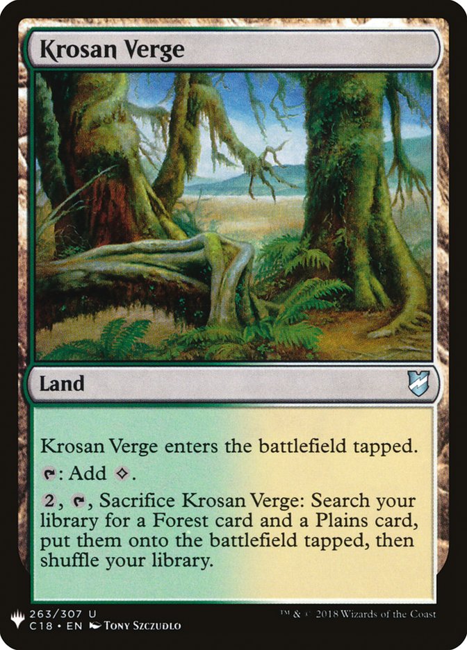 Krosan Verge [Mystery Booster] MTG Single Magic: The Gathering | Red Claw Gaming