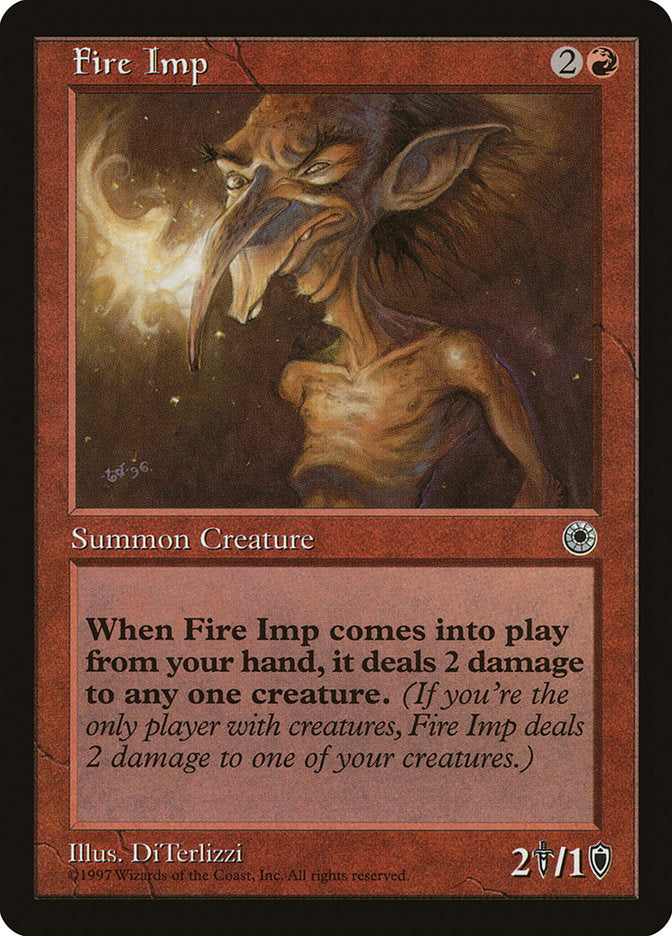 Fire Imp [Portal] MTG Single Magic: The Gathering | Red Claw Gaming