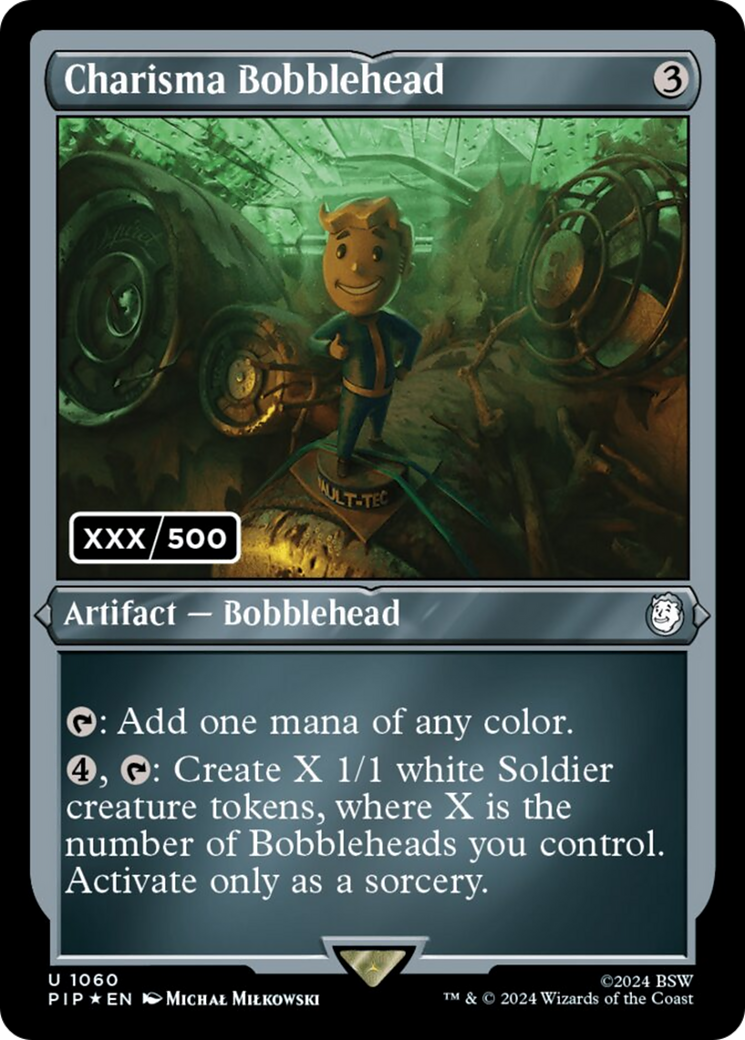 Charisma Bobblehead (Serial Numbered) [Fallout] MTG Single Magic: The Gathering | Red Claw Gaming