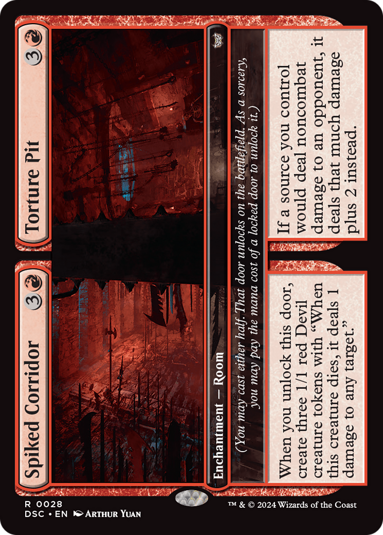 Spiked Corridor // Torture Pit [Duskmourn: House of Horror Commander] MTG Single Magic: The Gathering | Red Claw Gaming